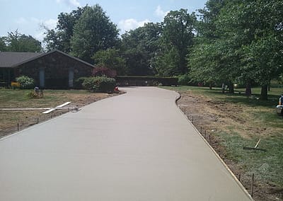 Driveways by Creative Design and Construction.